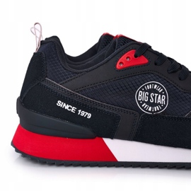 Férfi sportcipő Memory Foam Big Star HH174240 Navy blue kék 1