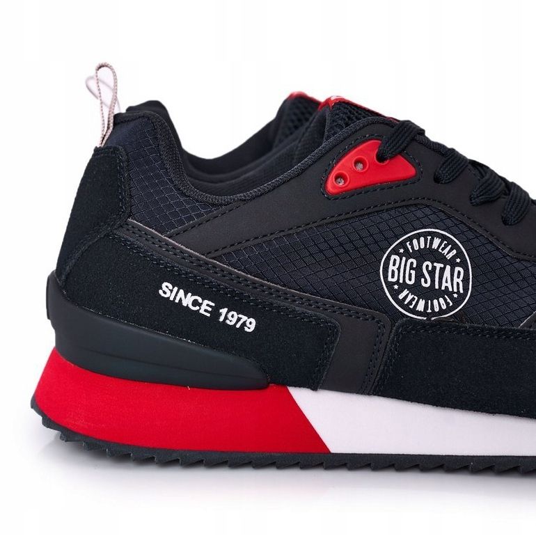 Férfi sportcipő Memory Foam Big Star HH174240 Navy blue kék 1