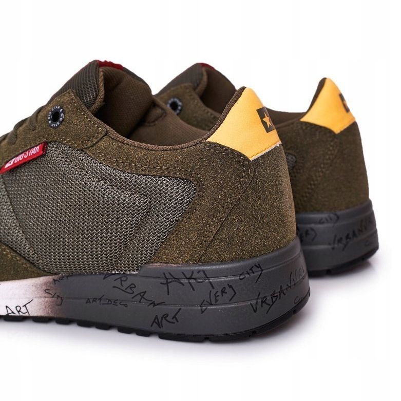 Férfi sportcipők Memory Foam Big Star FF174209 Green zöld 1