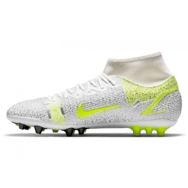 Nike Superfly 8 Academy Ag M CV0842-107 futballcipő ezüst, fehér ezüst 2