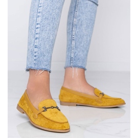 Mustár naplók Juliette öko-velúrból sárga 1