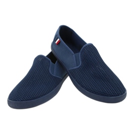 NEWS Tommy Navy Blue cipők 21MN02-3636 sötétkék 3