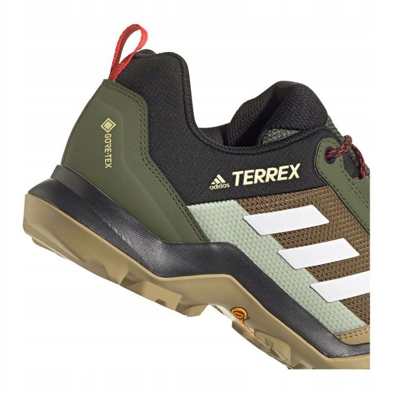 Adidas Terrex AX3 Gtx M FX4567 cipő fekete sokszínű zöld 2