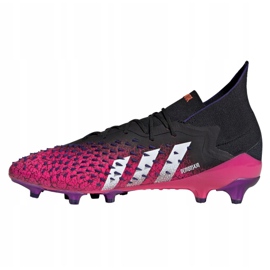 Adidas Predator Freak.1 Ag M FW7242 futballcipő grafit, fekete, lila fekete 1