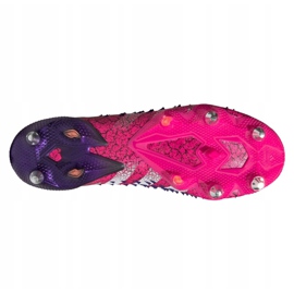 Adidas Predator Freak.1 Low Sg M FW7246 futballcipő grafit, fekete, lila fekete 2