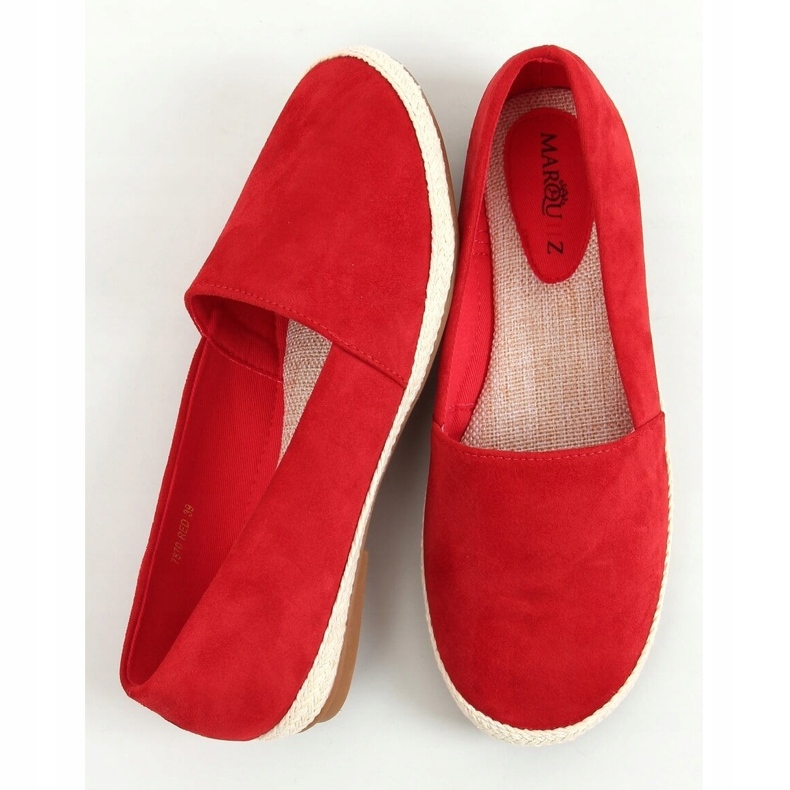 Cipők espadrilles red 7870 Red piros 1