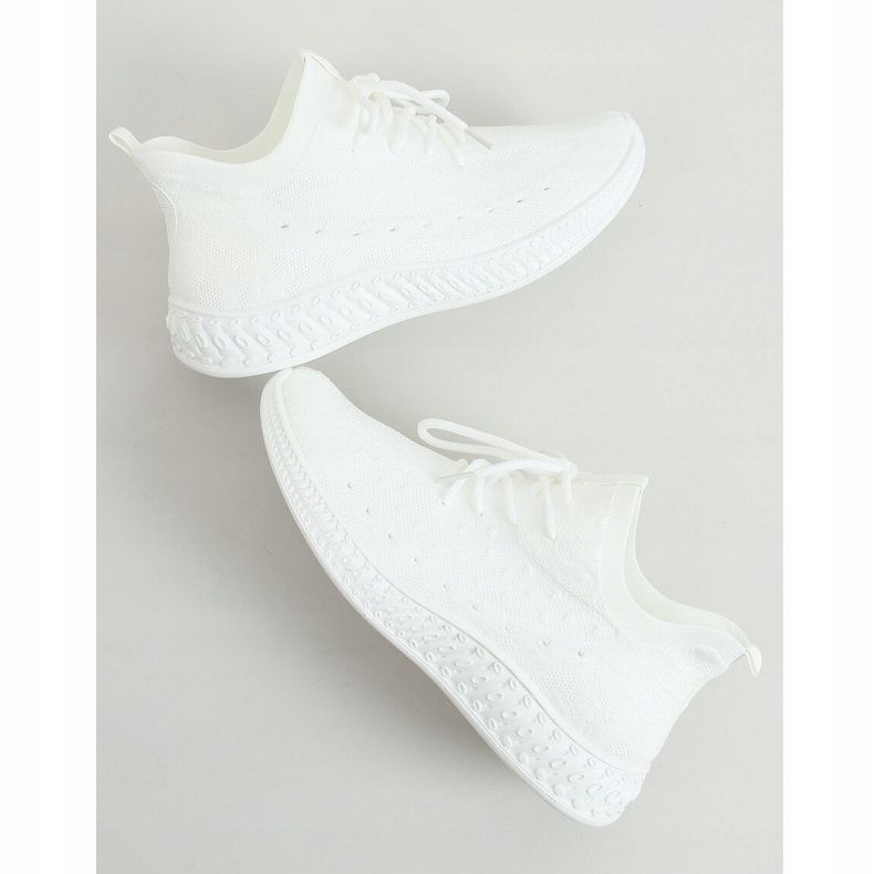 Fehér 7819 Fehér zokni sportcipő 1