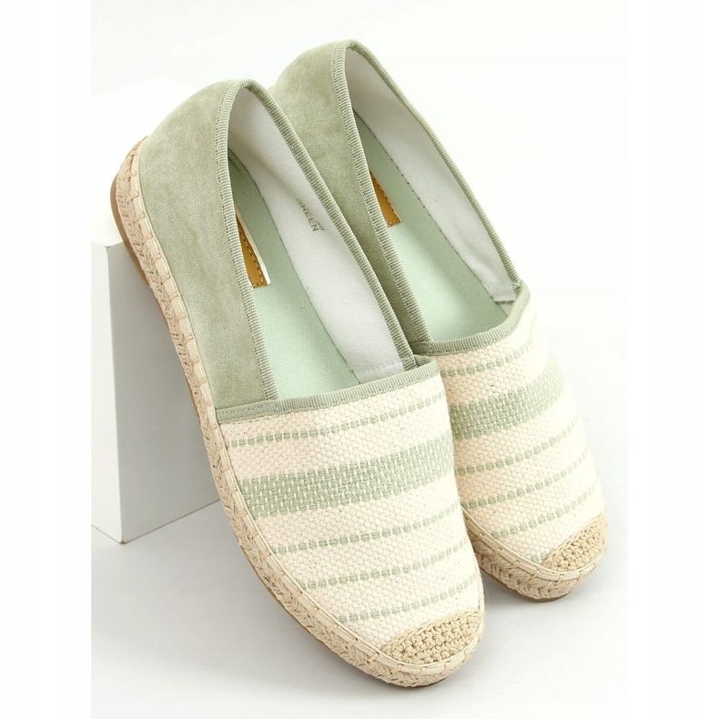 Női akvamarin espadrilles 3447 Green zöld 1