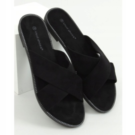 Fekete női keresztpapucs 5143 Fekete 1