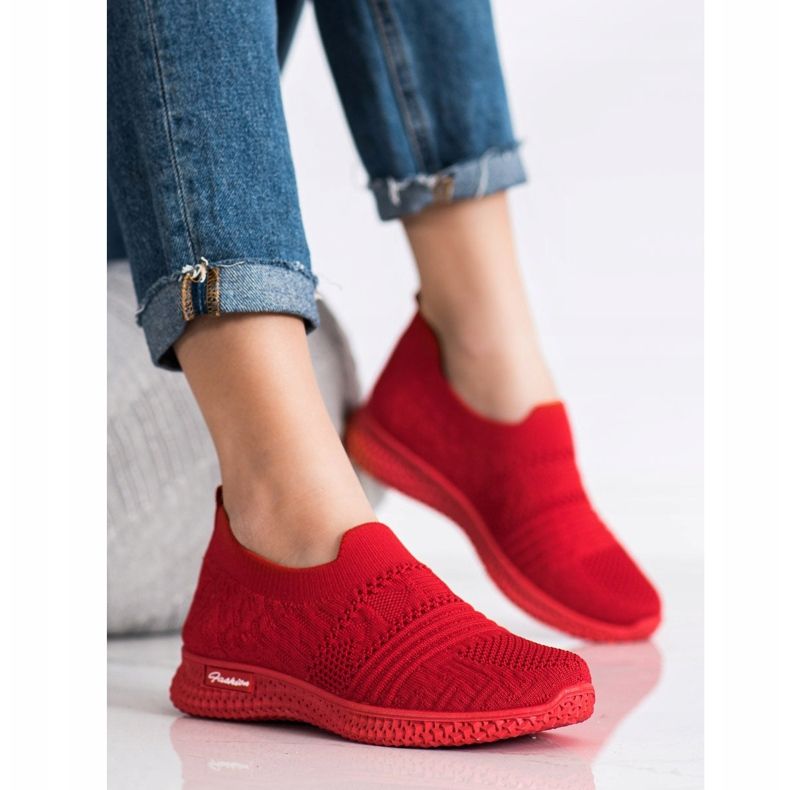 MCKEYLOR Red Slip-On Cipők piros 1