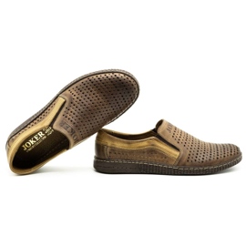 Joker Barna férfi csúszás a nyári cipőn 730J 2