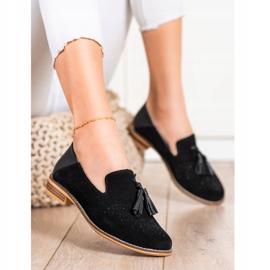 Filippo Bőr Urak Karimákkal fekete 1