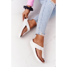 NEWS Női gumi papucs Fehér Alma 1