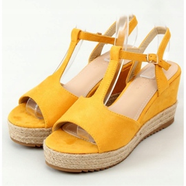 Espadrilles ék WX-08 sárga 1