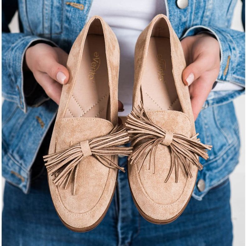 Evento Velúr urak bordákkal bézs 1