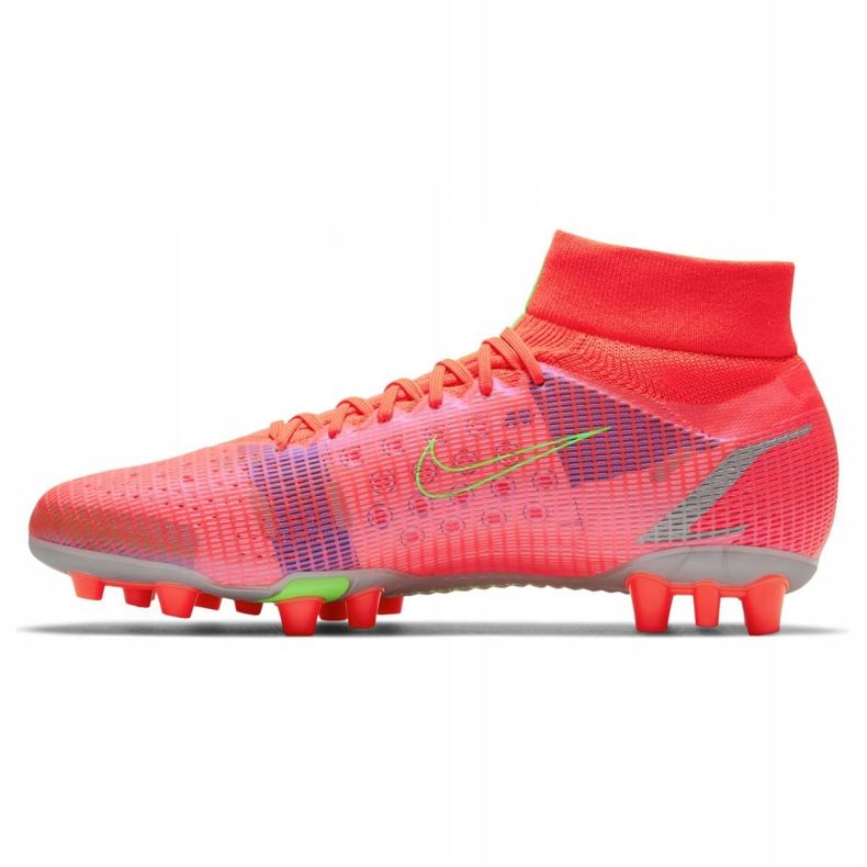 Nike Superfly 8 Pro Ag M CV1130-600 futballcipő korall piros 1
