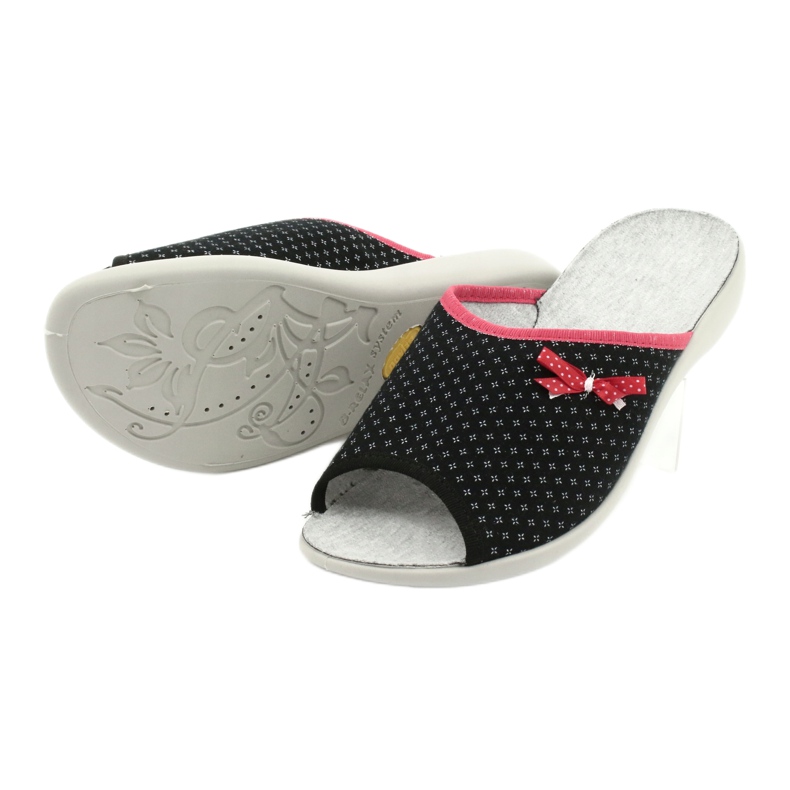 Befado női cipő pu 254D109 Viki fekete piros 4