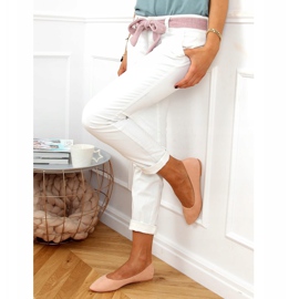 Sima balerinák velúr rózsaszín CC212P Pink 2