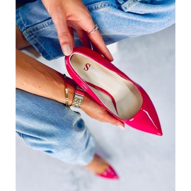 Fukszia női magas sarkú cipő NF-50P Fuchsia rózsaszín 1