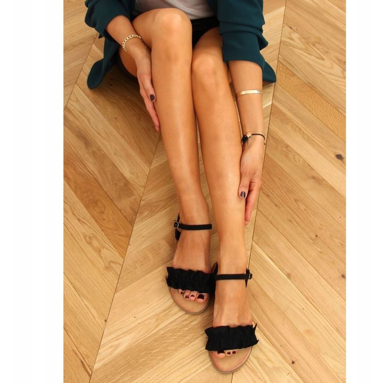 Fekete női szandál WL1635 Fekete 1