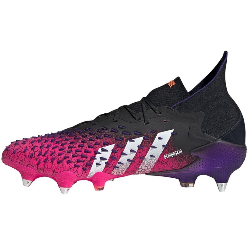 Adidas Predator Freak.1 Sg M FW7243 futballcipő sokszínű rózsaszín 2