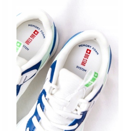 Női sportcipő Memory Foam Big Star HH274810 Fehér kék zöld 5