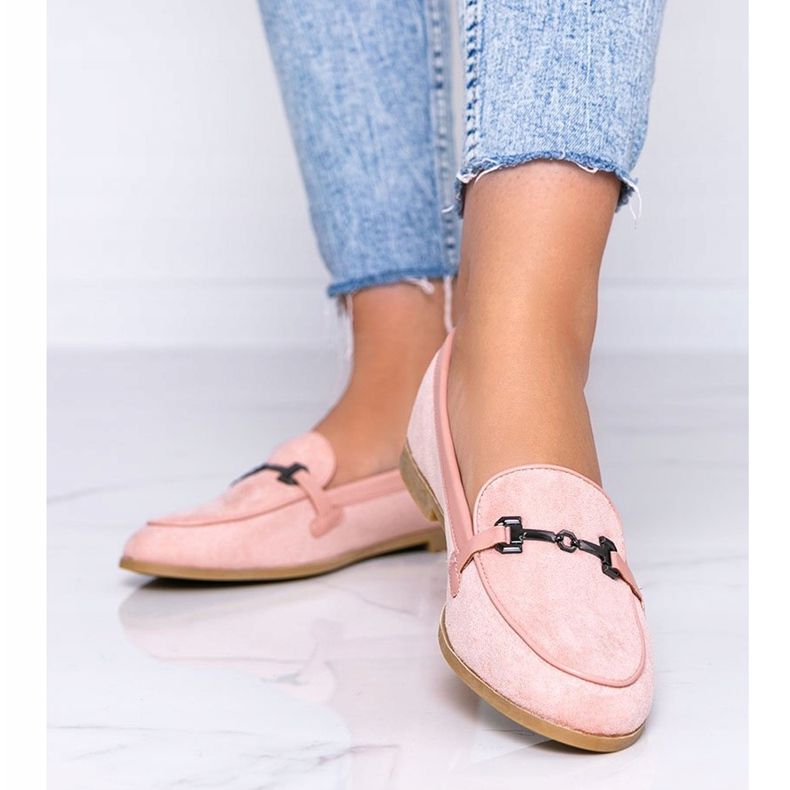 Juliette rózsaszín öko-velúr cipók 1 Juliette rózsaszín öko-velúr cipók 1