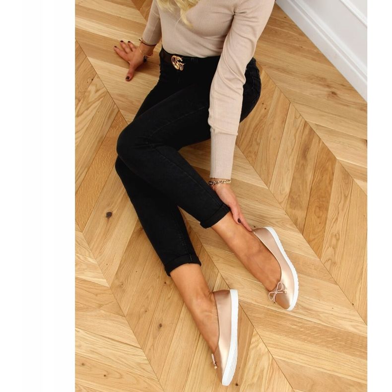 Pezsgő női balerinák DY-10 Champagne rózsaszín 2