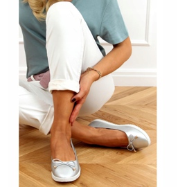 Ezüst női balerinák DY-10 Silver 1