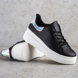 SHELOVET Kényelmes cipők fekete 1