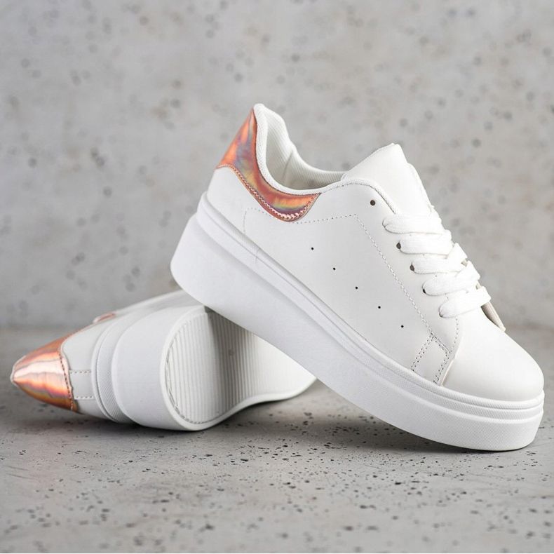 SHELOVET Kényelmes cipők fehér 1