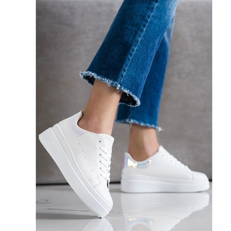 SHELOVET Kényelmes cipők fehér 2