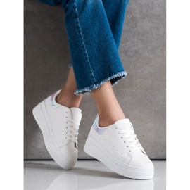 SHELOVET Kényelmes cipők fehér 1