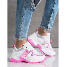 SHELOVET Cipők Mesh Fashion cipővel fehér 1