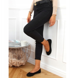 Fekete női balerinák JX38 Black 1