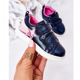 PE1 Gyermek ökobőr sportcipő szivárványos, sötétkék jázminnal sokszínű 2 PE1 Gyermek ökobőr sportcipő szivárványos, sötétkék jázminnal sokszínű 2