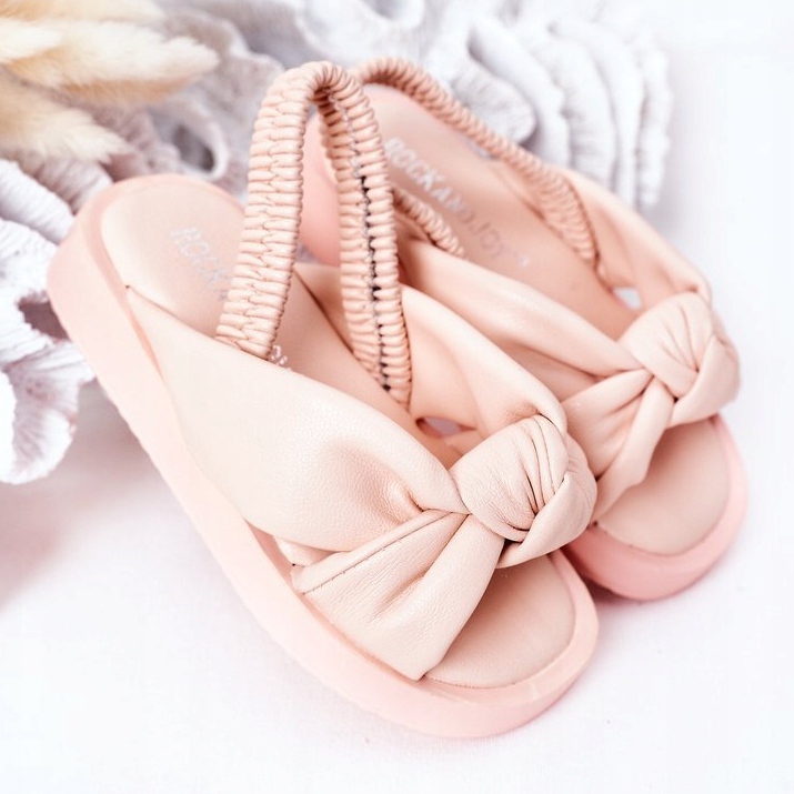 FR1 Gyermek szandál bordás rózsaszín rágógumival 2