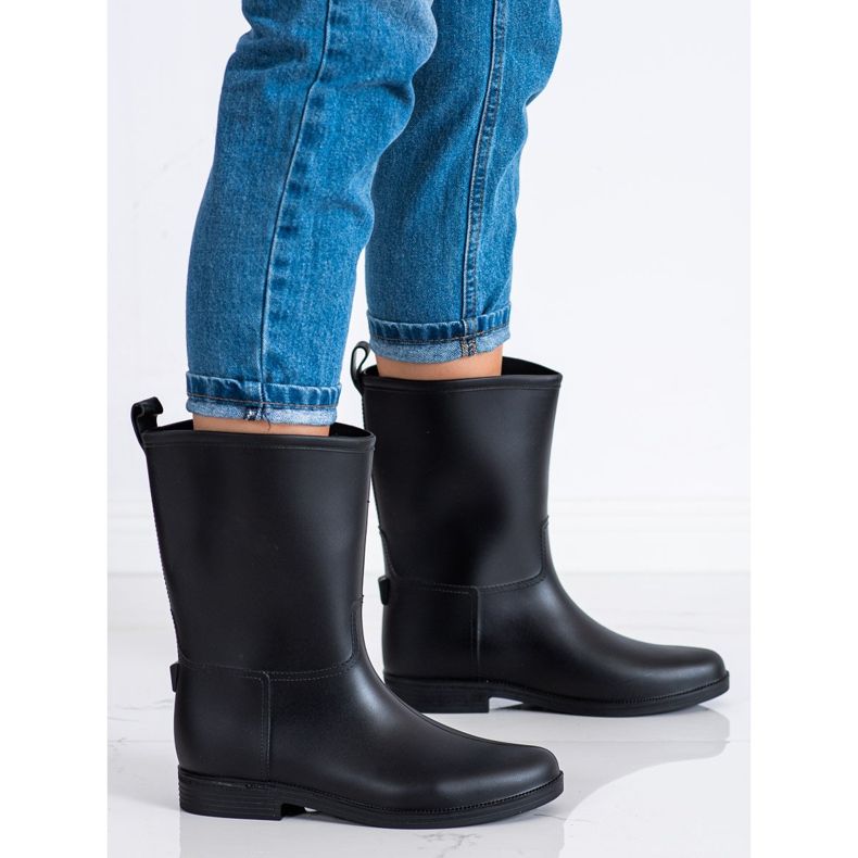 SHELOVET Klasszikus galoshes fekete 1