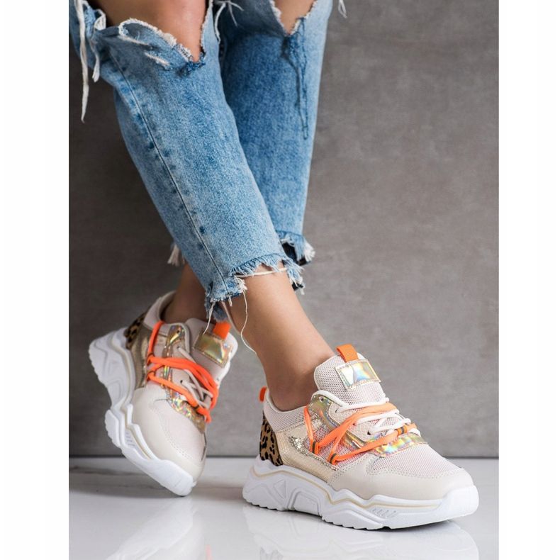 SHELOVET Leopárdmintás cipők barna 1