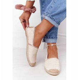 Espadrilles On Straw Sole Lu Boo Ecru bézs 1 Espadrilles On Straw Sole Lu Boo Ecru bézs 1