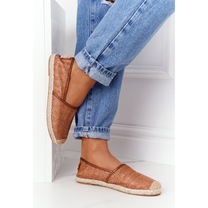 Espadrilles on Straw Lu Boo Brown Sole barna 1 Espadrilles on Straw Lu Boo Brown Sole barna 1