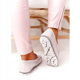 Környezetbarát Rio Flore bőr bőrcipők szürke 4