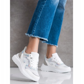 Sweet Shoes Cipők csillogással fehér 1