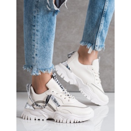 Ideal Shoes Bézs színű divatcipők 1