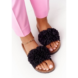 PE1 Fekete virágbomba a parafa talpon 1