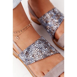 Maciejka bőr szandál 05167-10 Sötét bézs sokszínű 1