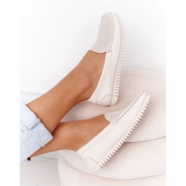 S.Barski Női bőrcipők S. Barski 97630 Ecru ekru 1