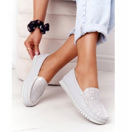 Női bőrcipők S.Barski 97630 Szürke 1