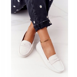 Női velúr cipők Big Star HH274665 Ecru bézs 1