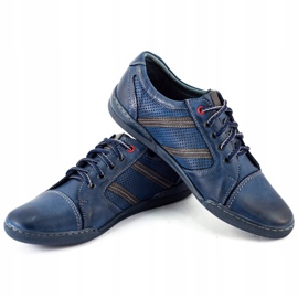 Polbut Férfi alkalmi cipő R3 Perforation Navy Blue sötétkék 3 Polbut Férfi alkalmi cipő R3 Perforation Navy Blue sötétkék 3